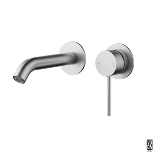 Pure Wall Basin/Bath Separate Back Plate Trim Kit Only Brushed Nickel