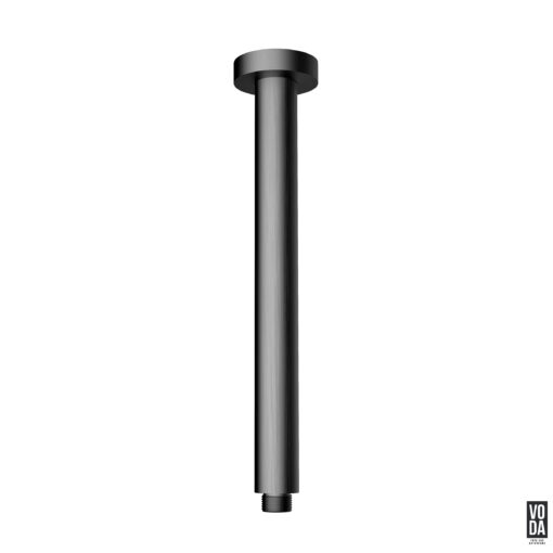 Pure 300mm Ceiling Shower Arm Gun Metal