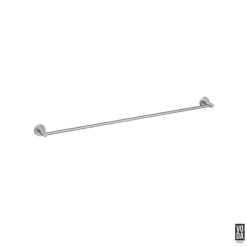 Pure 900mm Single Towel Rail Brushed Nickel
