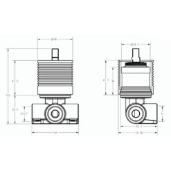 Alternative view of Cambridge Shower Mixer Body Only