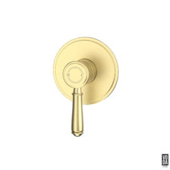 Cambridge Shower mixer with Brass Handle Trim Kit Only Brushed Gold