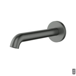 Emerald 180mm Wall Basin/Bath Spout Gun Metal
