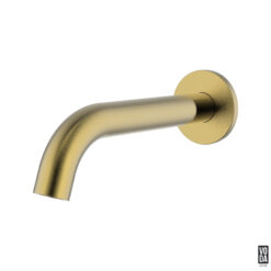 Emerald Progressive 60mm Spout Only on Backplate Brushed Gold