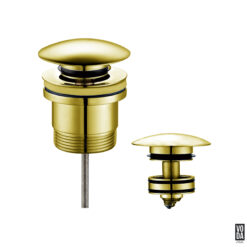 40mm Universal Pop Up Waste Brushed Gold