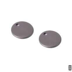 Voda Pair of Round Toilet Seat Hinge Cover for SC1064-5.5 Gun Metal