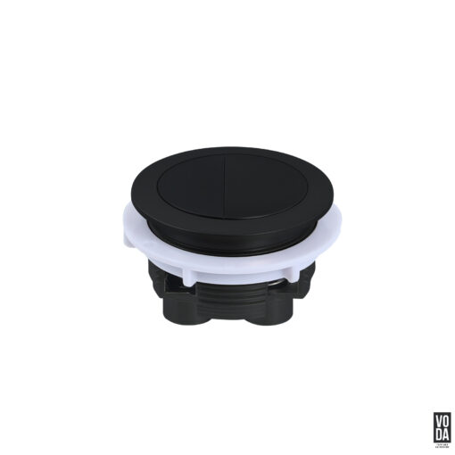 Voda Round Flush Button Matte Black - Image 3