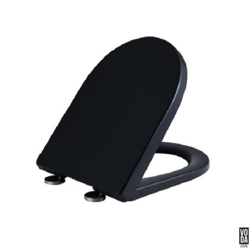 Alda Tornado Back-to-Wall Toilet Suite Matte Black - Image 6