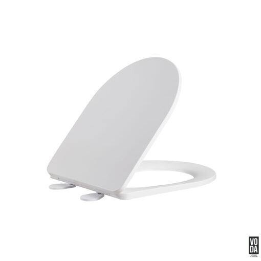 Livvy Rimless Back-to-Wall Toilet Suite Glossy White - Image 5