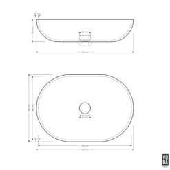 Alternative view of Maeve Terrazzo Stone Above Counter Basin Black