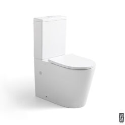 Acadia Full Rimless Wall Faced Toilet Suite