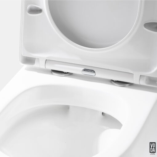 Acadia Full Rimless Wall Faced Toilet Suite - Image 4