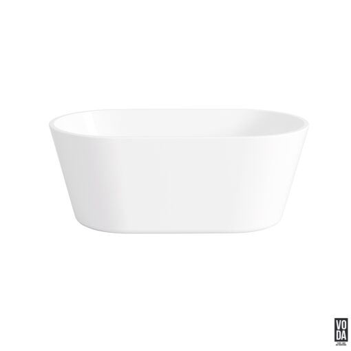 1700mm Agena Acrylic Freestanding Bath Gloss White - Image 4
