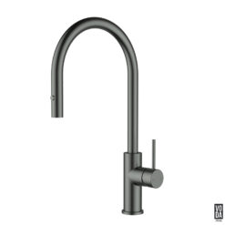Pure Pull-Out Kitchen Sink Mixer with Veggies Spray Gun Metal
