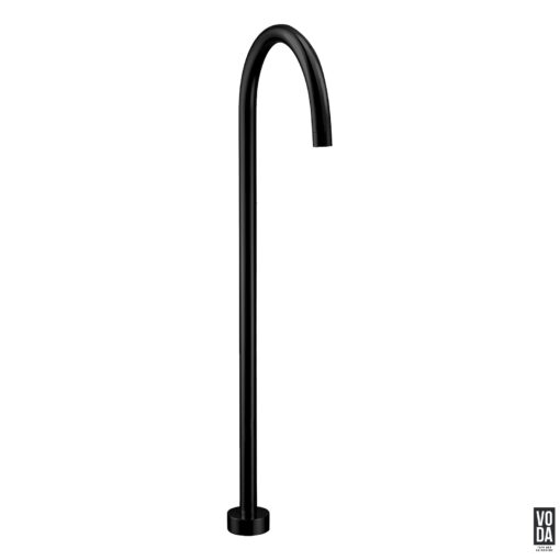 Pure Floor Standing Bath Filler Spout Only Matte Black